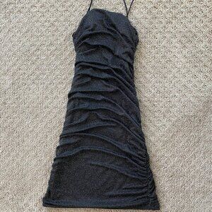 Princess Polly REEVA MINI DRESS BLACK Size 4